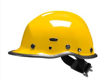 Pacific R5 Rescue, Yellow, Kevlar Shell, Ratchet, 3-Pt Chin Strap
