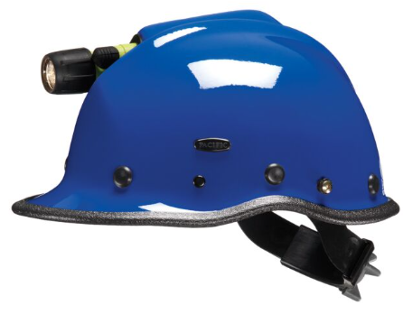 Pacific R5T Rescue w/ Light Holder, Blue, Ratchet, 3-Pt Chin Strap