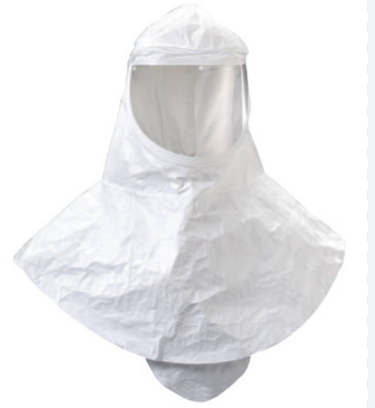Hood Tyvek w/ Faceshield & Inner Shroud 10/CS