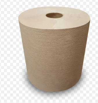 Towel Roll 8x800' Brown 2" Core 6RL/CS 55/PLT