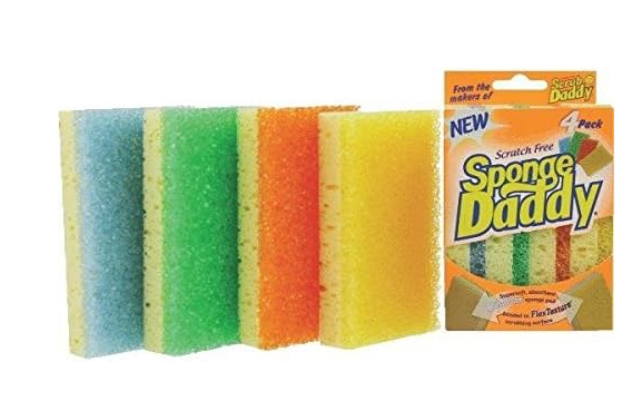 Sponge Daddy 4-Pack Scratch Free