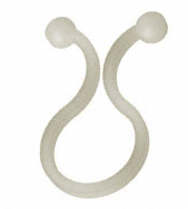 Clip Cable 0.65x1.33 H Nylon Natural Color