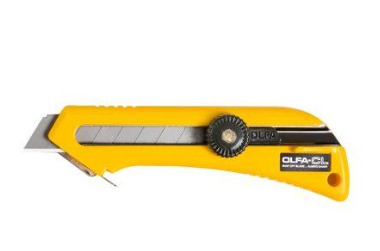 Knife Utility OLFA 18mm  With 90 Degree Cutting Base