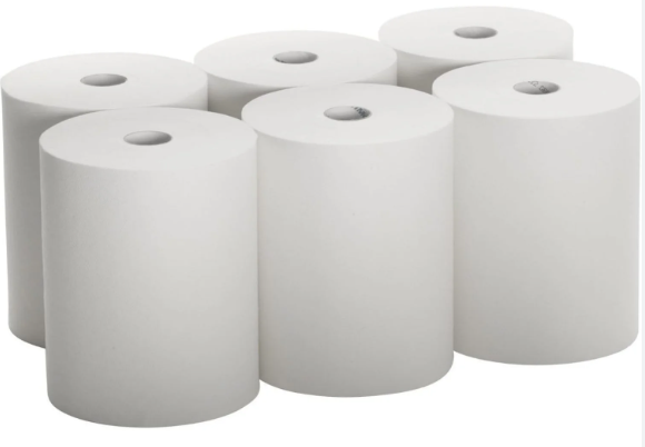 Towel Roll 10x700 White Plus 10' Touchless 6/RL/CS