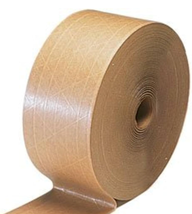 Tape Reinforced Paper 3x450' Kraft Water Activated Heavy Duty 10/RLS/CS
