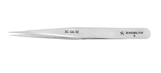 110mm-4-1/4" Selecta Straight Tip Tweezer #3C-SA-SE