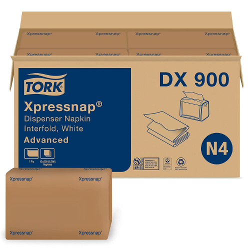 Napkins Xpressnap 9x13 White 500/PK 6000/CS