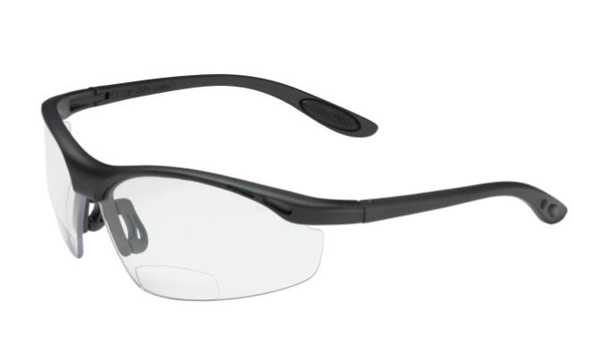 Safety Glasses Clear Frames Bifocal Readers +2.0 12/BX 144/CS