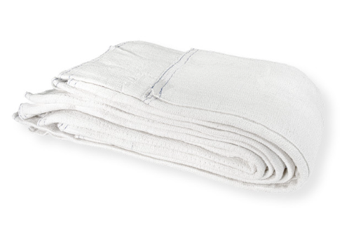 Rag Diaper 12x16 Recycled White 50# Box