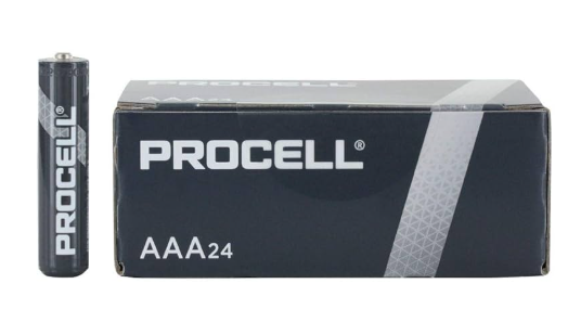 Batteries 'AAA' Alkaline Duracell Procell 24/BX