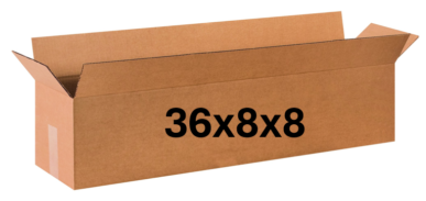 RSC 36x8x8 Doublewall Kraft Corrugated Boxes 15/180