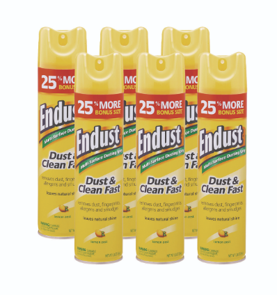 Cleaner 12.5oz Multi-Surface Dusting and Cleaning Lemon Zest Spray 6/CS