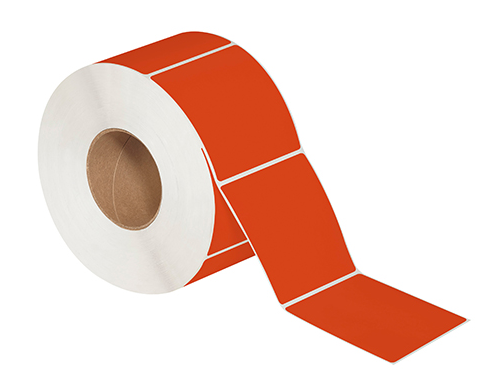 Label Thermal Transfer 4x4 3in Core Red 1500/RL 4/CS