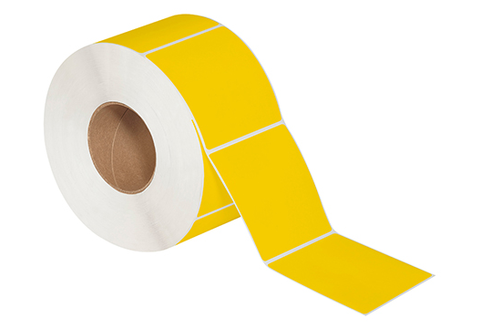 Label Thermal Transfer 4x4 3in Core Yellow 1500/RL 4/CS