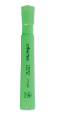 Highlighter Chisel Tip Flourescent Green 12/BX