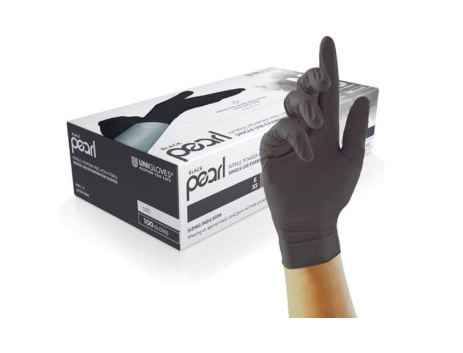 Glove Nitrile PF Textured Black 1000/CS