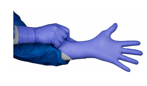 Glove Nitrile 12"  Cleanroom ISO 5 Blue 100/BG 10/CS