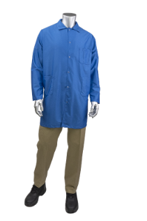 Lab Coat Staticon ESD Royal Blue