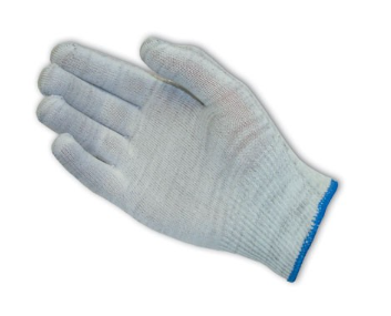 Glove Nylon / Carbon Fiber Low-Lint Uncoated Blue Hem 25DZ/CS