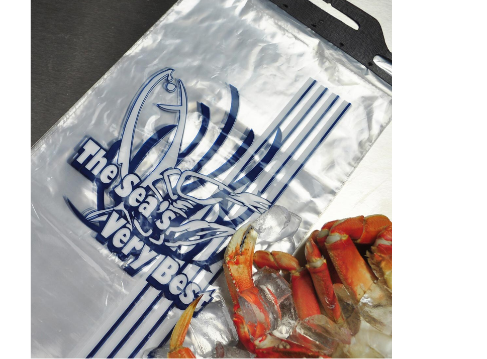 Bag Poly 12x18 1Mil Printed Seafood 1000/CS