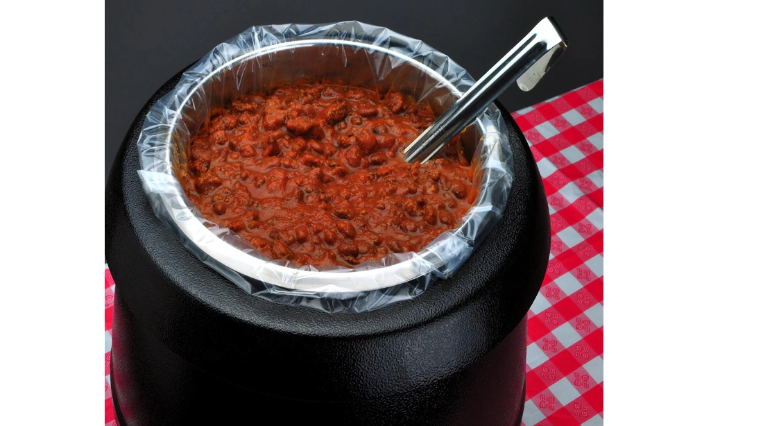 Bag Poly-Nylon 9x14 1Mil Pan Liner - Two Quart Round 100/CS