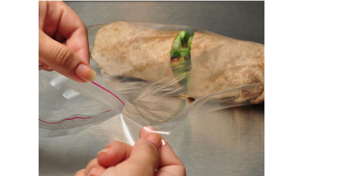 Bag Polypropylene 5x5 1.25Mil Co-Ex Lip/Tape Resealable Sandwich 1000/CS