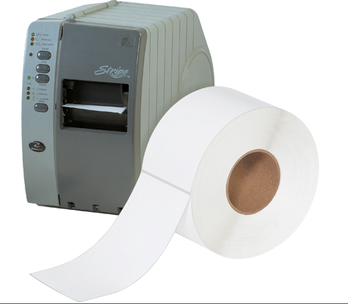 6 x 9" White Thermal Transfer Labels 675/RL 4/CS