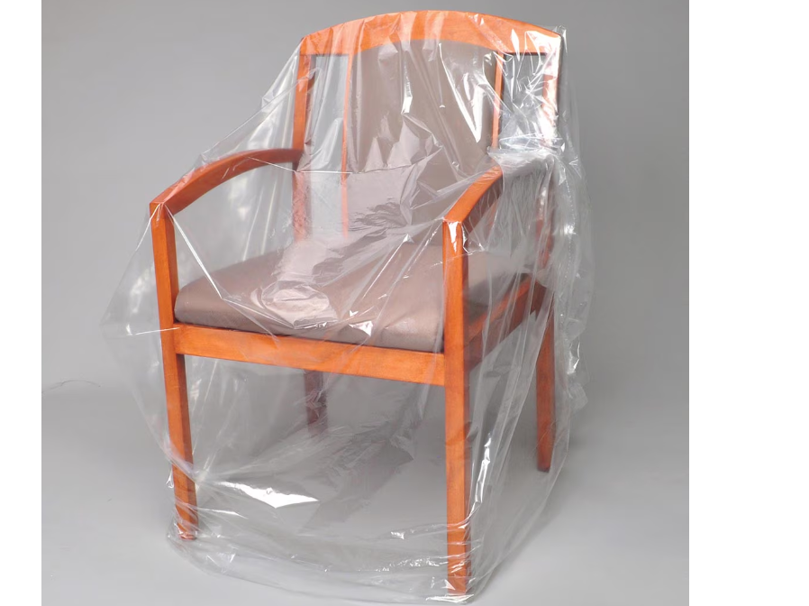 Bag Poly Gusset 28x17x132 1Mil Furniture Cover -98" Sofa 120/RL