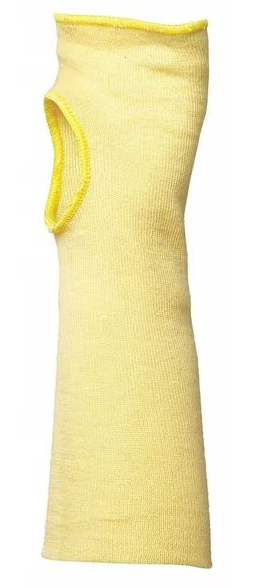 HyFlex Yellow Cut Resistant Sleeve, 18 g
