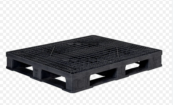 Pallet 48x40 4-Way Black Plastic Used
