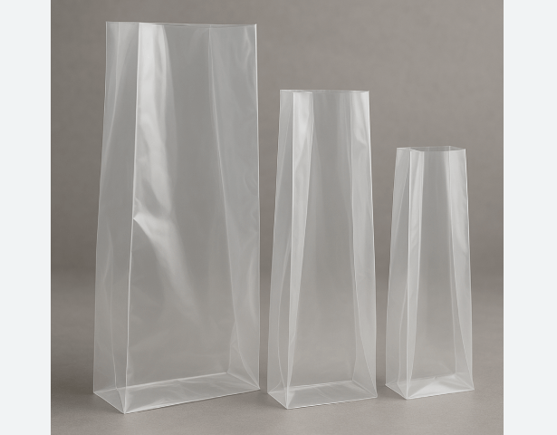 Bag Poly 24x20x75 4Mil Gusseted Bottom Seal