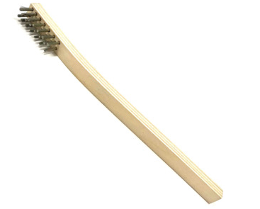 Stainless Steel Bristle Plywood Handle Scratch Brush