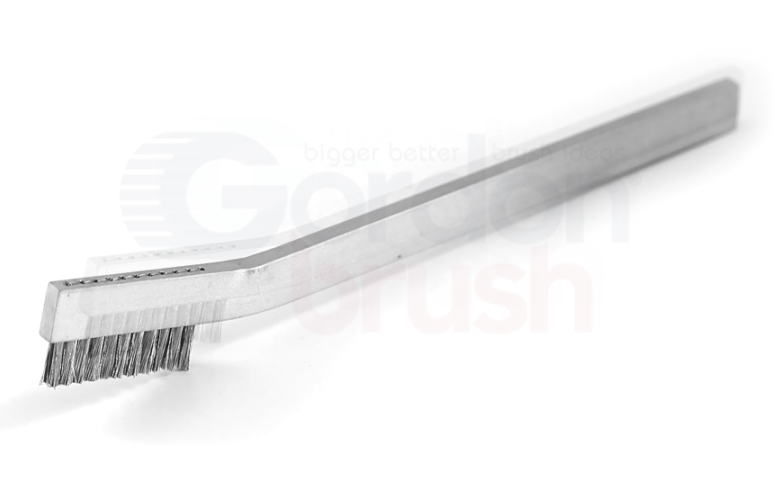 Stainless Steel Wire and Aluminum Handle Heavy Duty Hand-Laced Scratch Brush