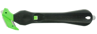 Klever Ecoxchange™ Safety Cutter, 7 In L Straight Blade, Steel, Plastic Handle