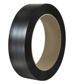 1/2" x .037 x 5575' Black 16 x 6" Core Hand Grade Polypropylene Strapping -