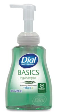 Basics Hypoallergenic Foaming Hand Wash Aquatic, 10 oz, 8/CS