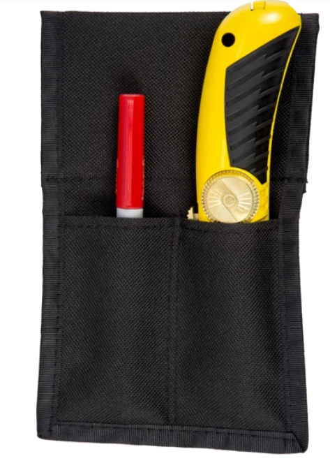 Universal Double Pocket Knife Nylon Holster with Velcro and Belt Loop