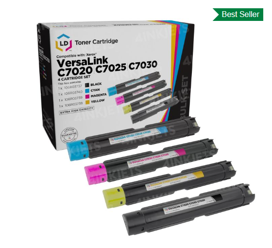 Compatible Xerox Set of 4 Extra High Capacity Toner Cartridges