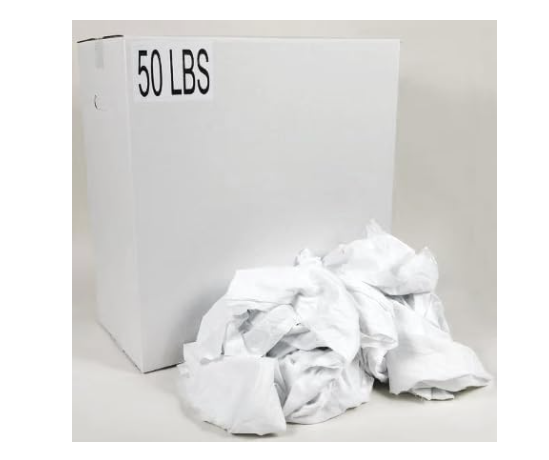 Rag White Sheets 50 lb.