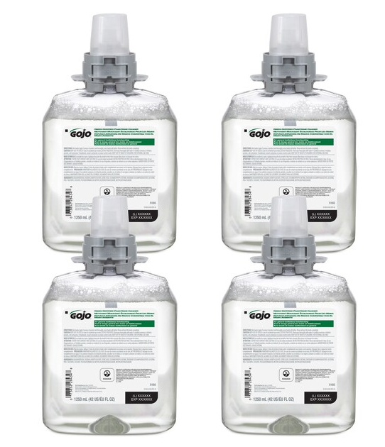 Soap Gojo FMX Green Seal Foam Dispenser Refill 1250ML 4/CS