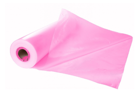 Sheeting Poly 105x100' 8M Pink A/S Center Fold MIL B-81705T2 25RL/PLT