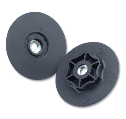 Fibre Disc Back-up Pad, 4-1/2 in dia TN Quick Change, Retainer Nut, 13,300 RPM