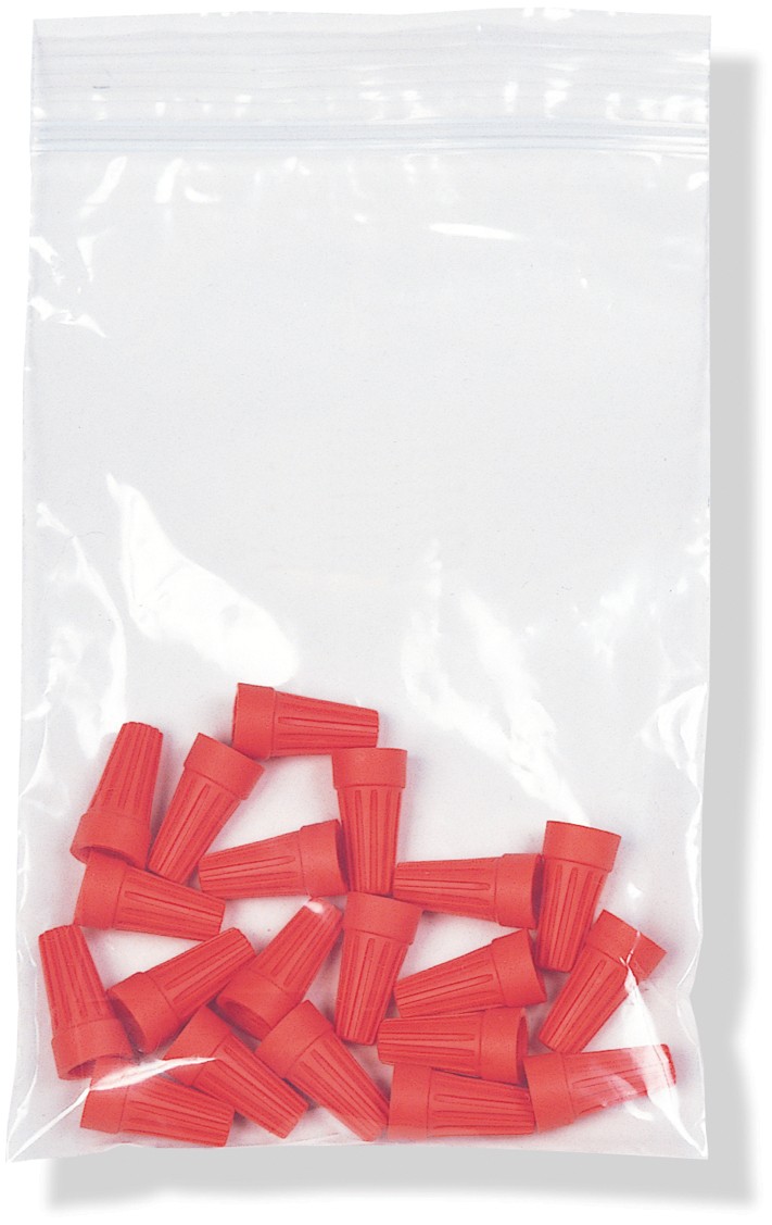 Bag Poly 3x5 2Mil Clear Ziplock 1000/CS