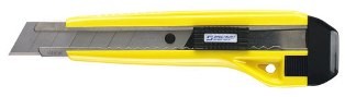 Knife 3 x 8 Point Snap Blade Locking Heavy Duty YELLOW 25/BX