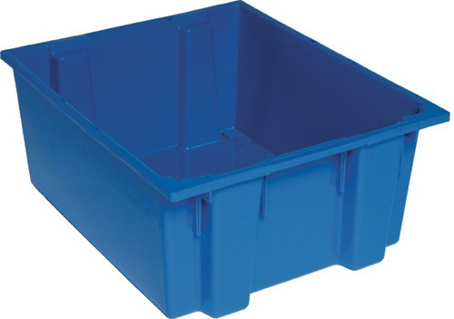 SNT225 Genuine stack and nest tote 23-1/2" x 19-1/2" x 10" Blue