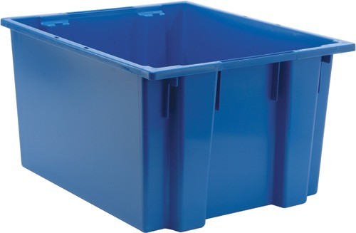 SNT230 Genuine stack and nest tote 23-1/2" x 19-1/2" x 13" Blue