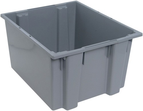 SNT230 Genuine stack and nest tote 23-1/2" x 19-1/2" x 13" Gray