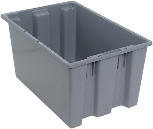 SNT240 Genuine stack and nest tote 23-1/2" x 15-1/2" x 12" Gray