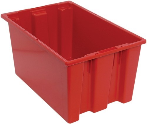 SNT240 Genuine stack and nest tote 23-1/2" x 15-1/2" x 12" Red