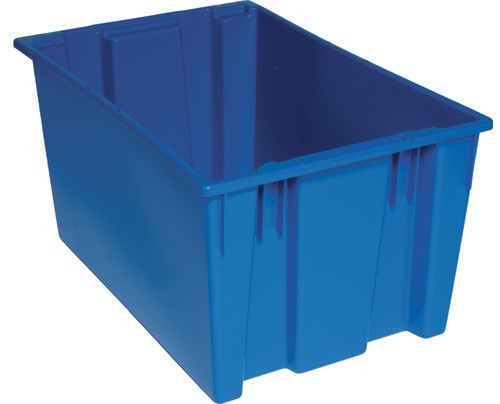 SNT300 Genuine stack and nest tote 29-1/2" x 19-1/2" x 15" Blue